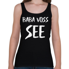 PRINTFASHION BABA VOSS - Női atléta - Fekete női trikó