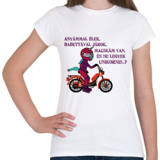 PRINTFASHION babettaunikornissz - Női póló - Fehér