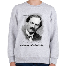PRINTFASHION Babits Mihály-Jónás könyve2 - Gyerek pulóver - Sport szürke