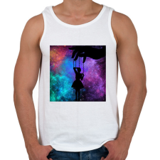 PRINTFASHION Bábmester - Férfi atléta - Fehér atléta, trikó