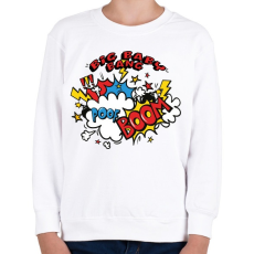 PRINTFASHION Baby Boom - Gyerek pulóver - Fehér