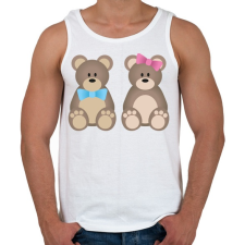 PRINTFASHION Baby - Férfi atléta - Fehér atléta, trikó