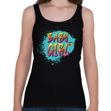 PRINTFASHION Baby girl - Női atléta - Fekete