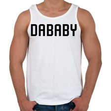 PRINTFASHION Baby On Baby - Férfi atléta - Fehér atléta, trikó