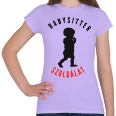 PRINTFASHION Babysitter,babysitter,szolgálat,szakmai - Női póló - Viola