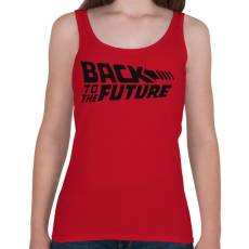 PRINTFASHION Back to the future - Női atléta - Cseresznyepiros