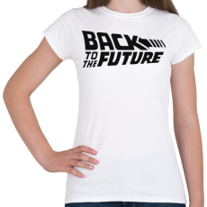 PRINTFASHION Back to the future - Női póló - Fehér