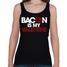 PRINTFASHION Bacon is my Love - Női atléta - Fekete női trikó
