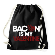 PRINTFASHION Bacon is my Love - Sportzsák, Tornazsák - Fekete tornazsák