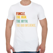 PRINTFASHION Bad influence - Férfi póló - Fehér férfi póló