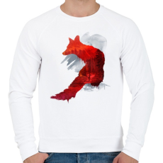 PRINTFASHION Bad memories - Férfi pulóver - Fehér