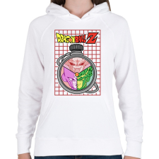 PRINTFASHION Bad - Női kapucnis pulóver - Fehér női pulóver, kardigán