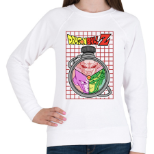 PRINTFASHION Bad - Női pulóver - Fehér női pulóver, kardigán