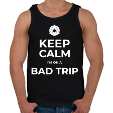 PRINTFASHION BAD TRIP - Férfi atléta - Fekete atléta, trikó