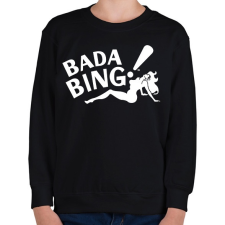 PRINTFASHION Bada Bing - Gyerek pulóver - Fekete gyerek pulóver, kardigán