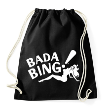 PRINTFASHION Bada Bing - Sportzsák, Tornazsák - Fekete tornazsák
