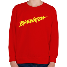 PRINTFASHION BAEwatch - Gyerek pulóver - Piros