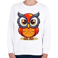 PRINTFASHION Bagoly  - Gyerek pulóver - Fehér