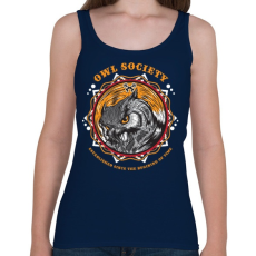 PRINTFASHION Bagoly közösség - Női atléta - Sötétkék