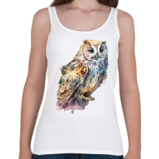 PRINTFASHION Bagoly  - Női atléta - Fehér