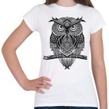 PRINTFASHION bagoly - Női póló - Fehér női póló