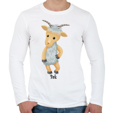 PRINTFASHION Bak - Férfi hosszú ujjú póló - Fehér férfi póló