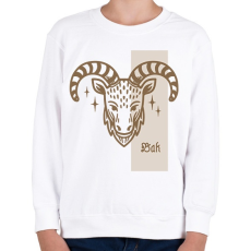 PRINTFASHION Bak horoszkóp - Gyerek pulóver - Fehér