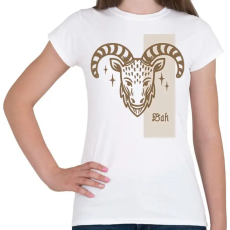 PRINTFASHION Bak horoszkóp - Női póló - Fehér