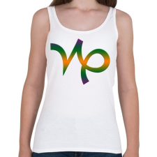 PRINTFASHION Bak - Női atléta - Fehér női trikó