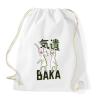 PRINTFASHION BAKA meme rabbits - Sportzsák, Tornazsák - Fehér
