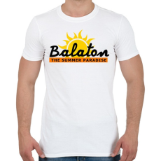 PRINTFASHION BALATON2 - Férfi póló - Fehér
