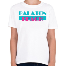 PRINTFASHION Balaton Beach - Gyerek póló - Fehér