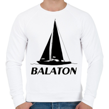 PRINTFASHION balaton - Férfi pulóver - Fehér férfi pulóver, kardigán