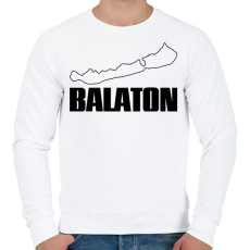 PRINTFASHION balaton - Férfi pulóver - Fehér