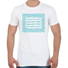 PRINTFASHION Balaton - Gárdonyi G. - Férfi póló - Fehér