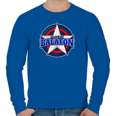PRINTFASHION BALATON KAPITÁNY - Férfi pulóver - Királykék