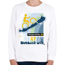 PRINTFASHION Balaton körbetekerés - Gyerek pulóver - Fehér gyerek pulóver, kardigán