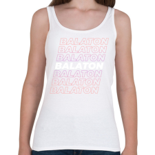 PRINTFASHION Balaton - Női atléta - Fehér női trikó