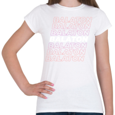 PRINTFASHION Balaton - Női póló - Fehér női póló