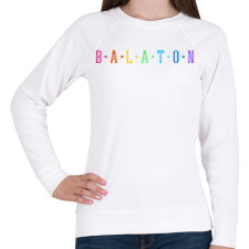 PRINTFASHION BALATON - Női pulóver - Fehér női pulóver, kardigán