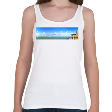PRINTFASHION Balaton Panoráma  - Női atléta - Fehér