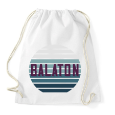 PRINTFASHION Balaton Retro - Sportzsák, Tornazsák - Fehér tornazsák