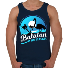 PRINTFASHION Balaton summer - Férfi atléta - Sötétkék atléta, trikó