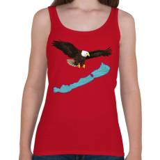 PRINTFASHION Balatoni sas - Női atléta - Cseresznyepiros