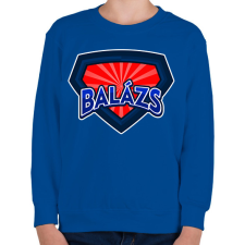 PRINTFASHION BALÁZS - Gyerek pulóver - Királykék gyerek pulóver, kardigán