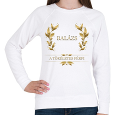 PRINTFASHION Balázs - Női pulóver - Fehér