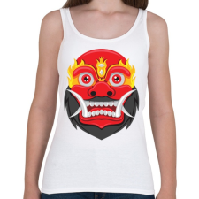 PRINTFASHION Bali Maszk - Női atléta - Fehér női trikó