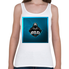 PRINTFASHION Bálint és Dávid Gaming Logo - Női atléta - Fehér női trikó