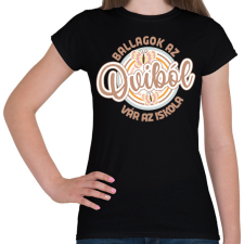 PRINTFASHION Ballagok az oviból - Női póló - Fekete női póló