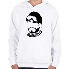 PRINTFASHION Bamboozled Apex - Gyerek kapucnis pulóver - Fehér gyerek pulóver, kardigán